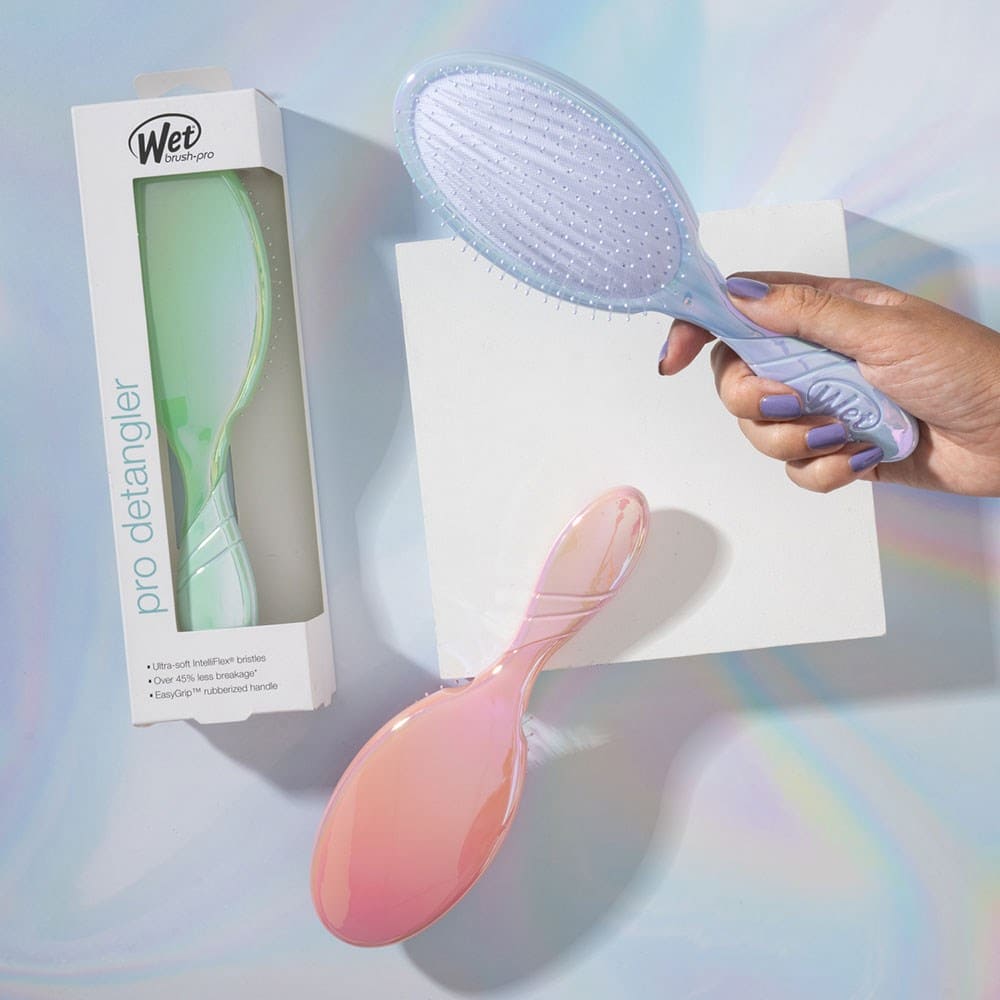 Wet Brush Holographic Pink Detangler