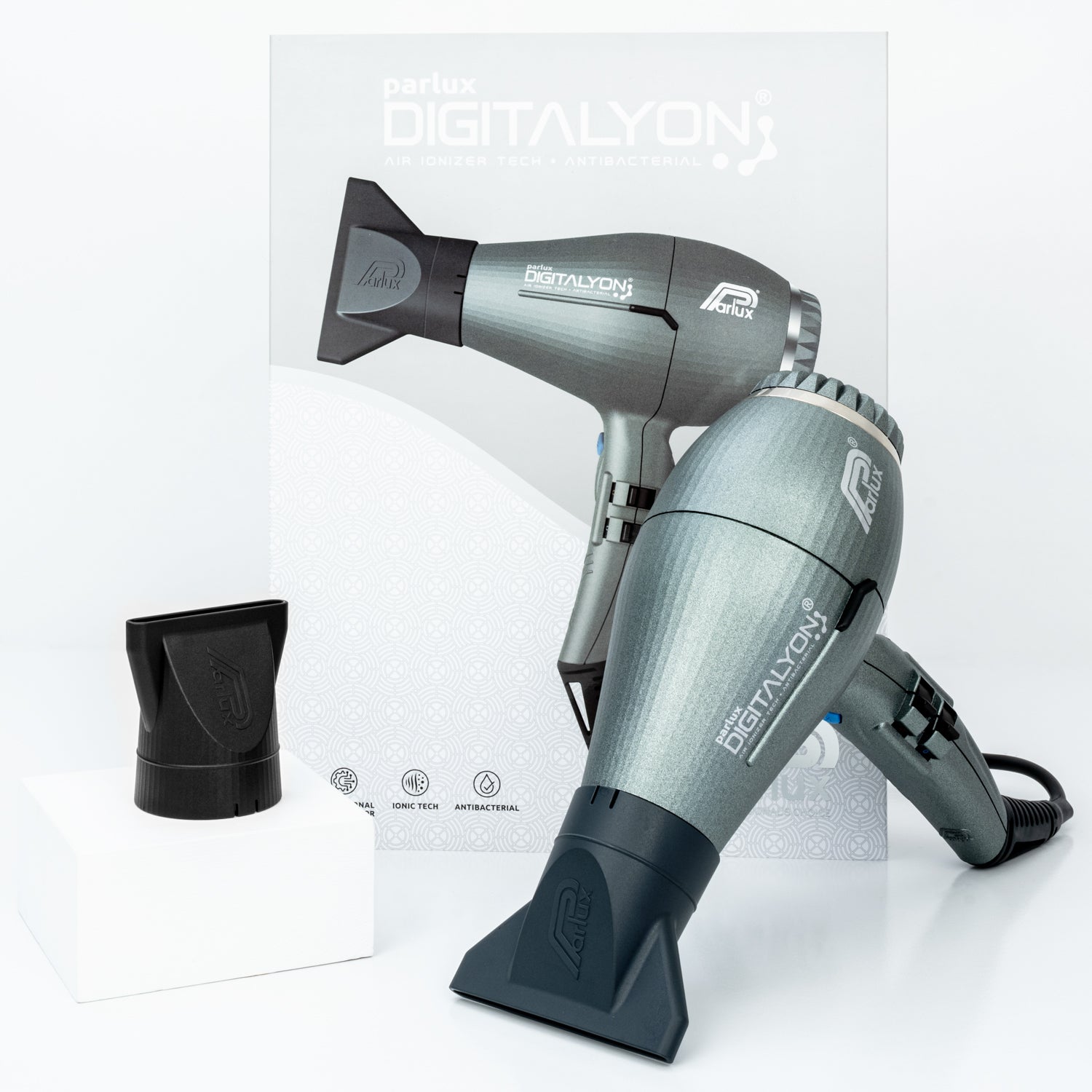 Parlux Digitalyon Dryer - Grey Glitter