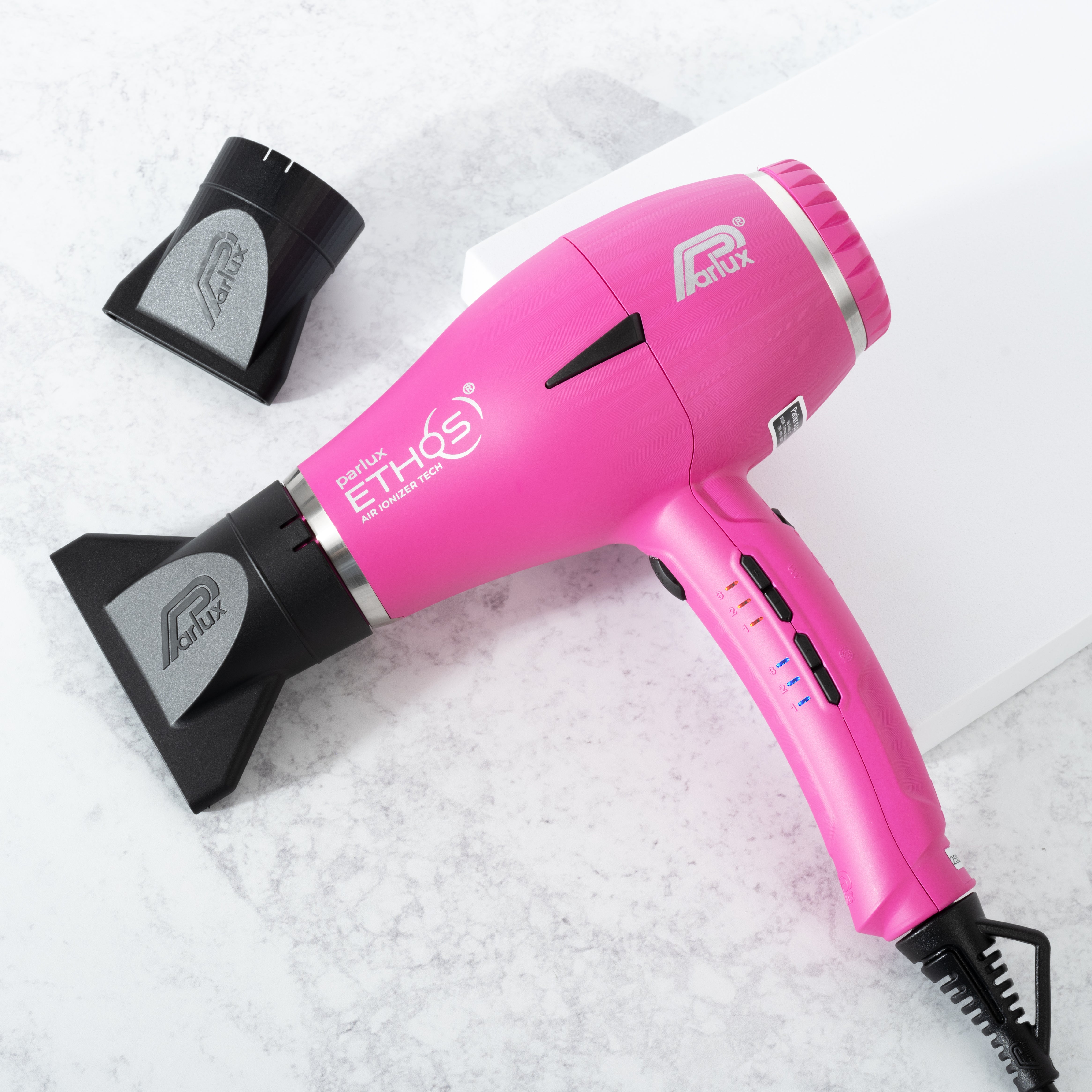 Parlux Ethos Dryer - Fuchsia with Diffuser