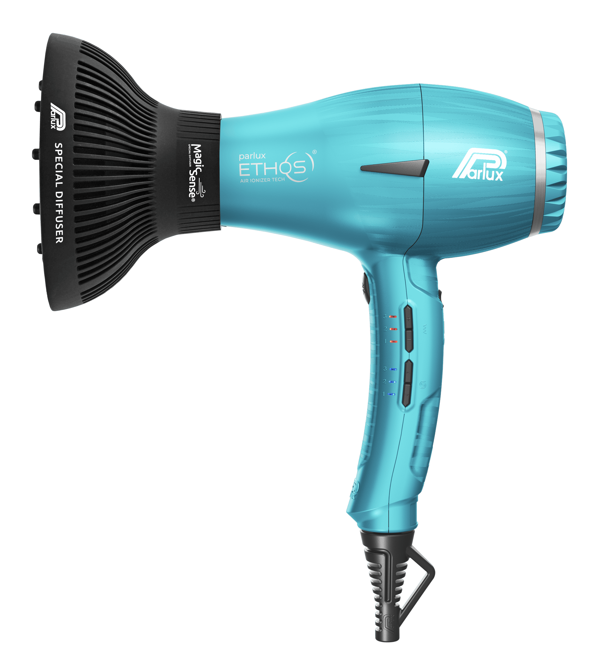 Parlux Ethos Dryer - Galaxy Blue with Diffuser