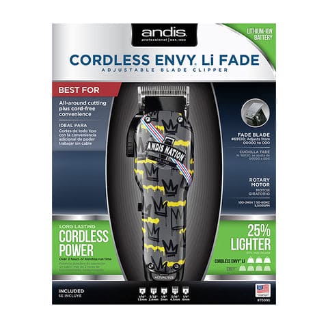 Andis CORDLESS USPRO LI FADE with Fade Blade