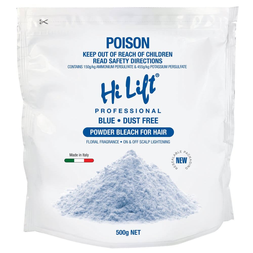 Hi Lift Powder Bleach Blue Pouch 500gP