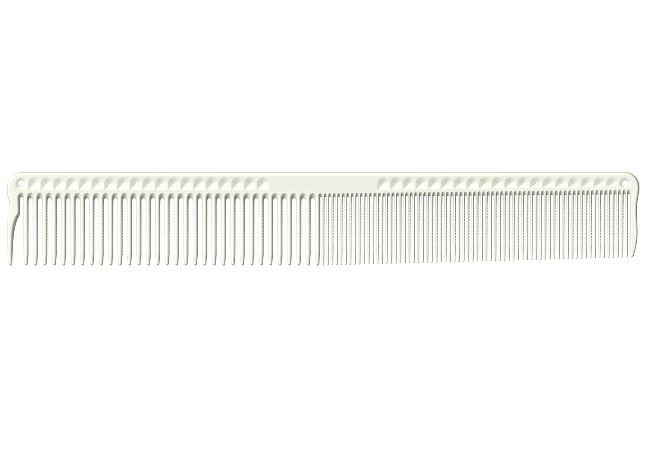 JRL Fine Cutting Comb 7.4" - White