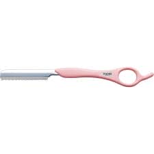 FEATHER Finger Styling Razor baby pink ( Long Handle )