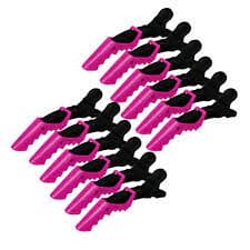 Termax Crocodile Clips 10 pack Pink & Black