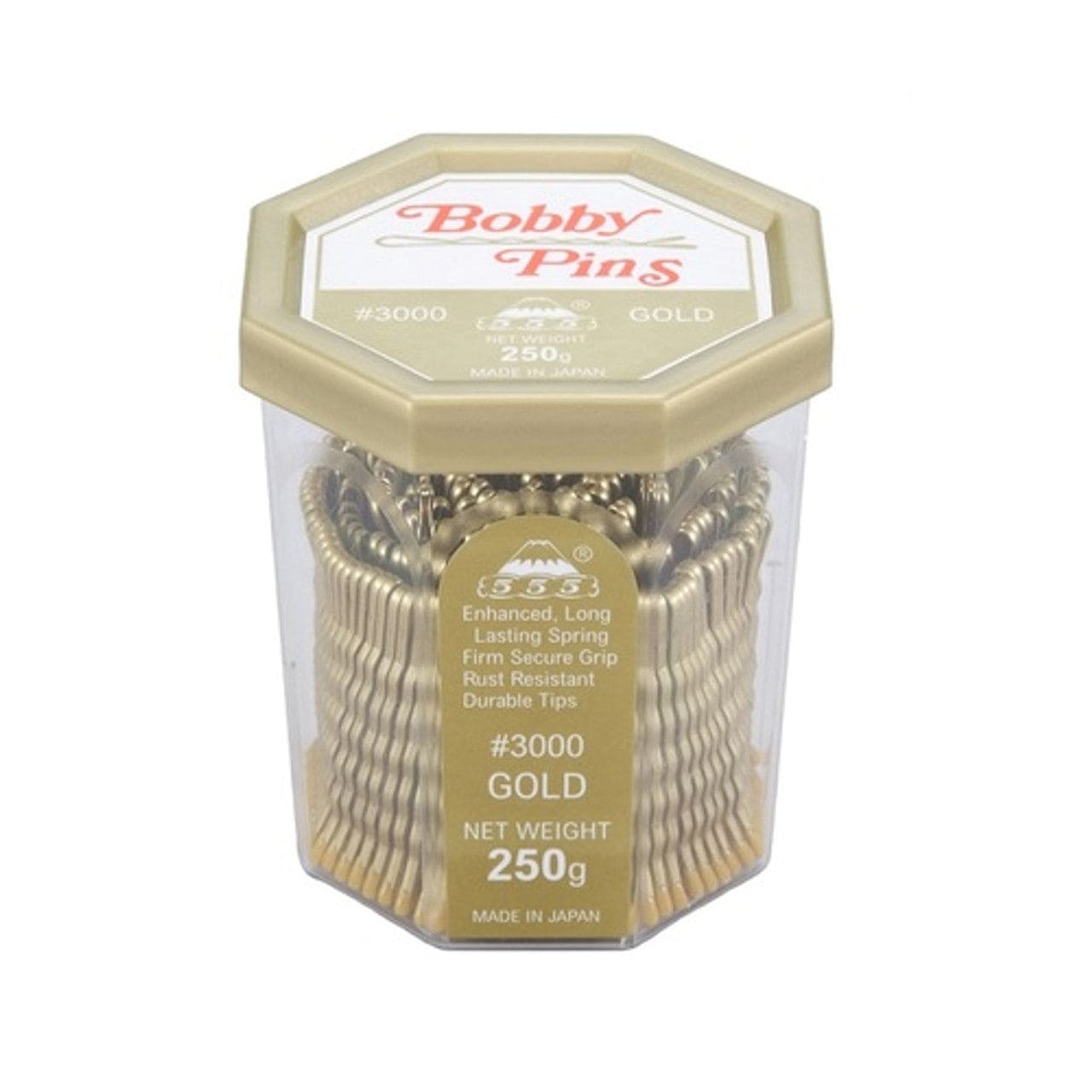 555 BOBBY PIN GOLD 2" 250g